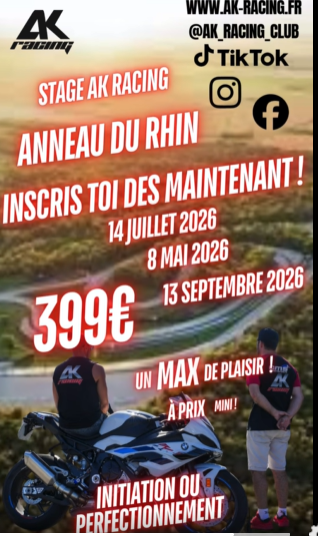Stage de pilotage sur le Circuit Anneau du Rhin avec AK Racing